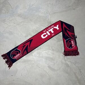 Major League Soccer MLS St Louis City SC Scarf Unisex Navy Red Football